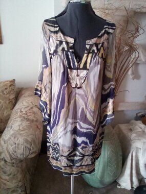 Diane Von Furstenberg Silk Print Dress
